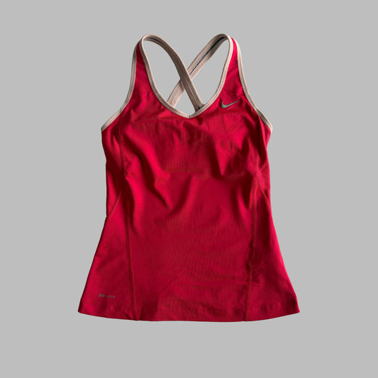 Y2K Nike Synched Cross Back Activewear Tank - S