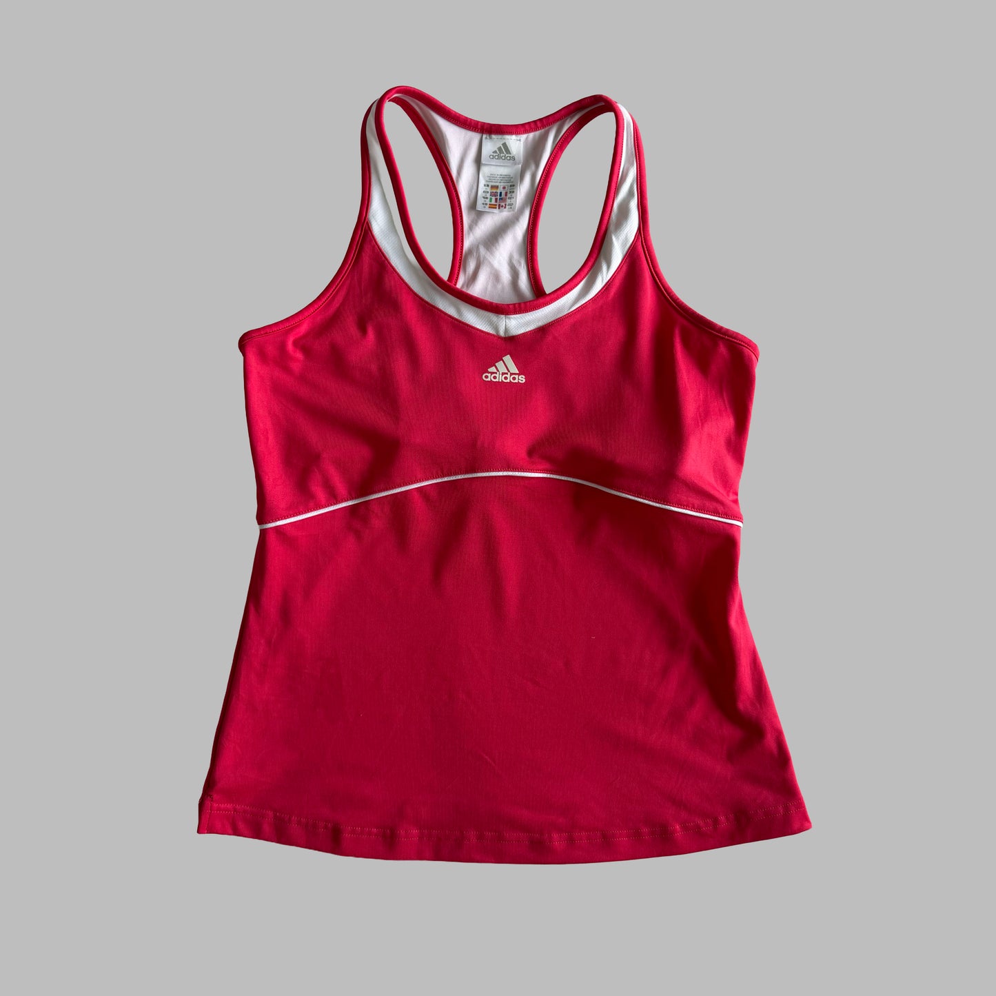 Y2K Adidas Racerback Activewear Tank - L