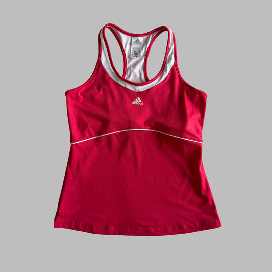 Y2K Adidas Racerback Activewear Tank - L