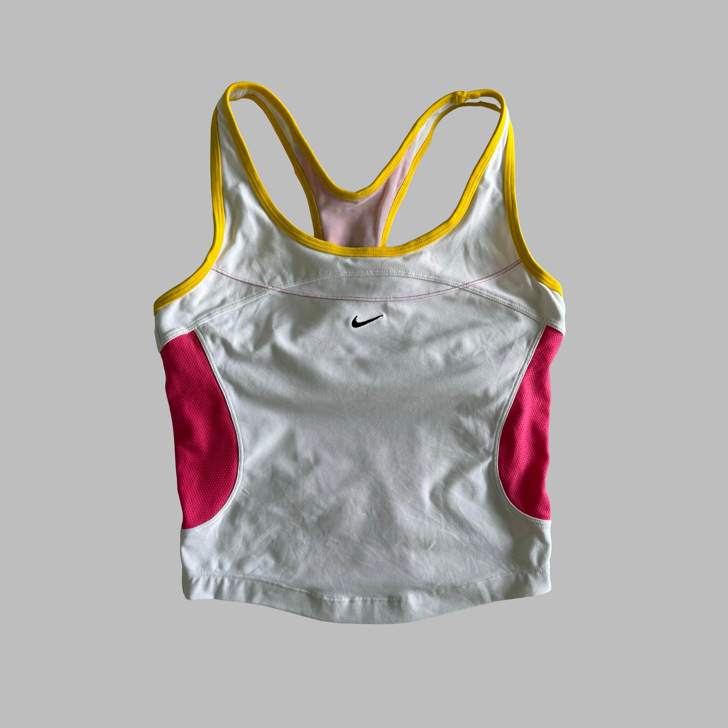 Y2K Nike Panelled Racer-back Tank - S