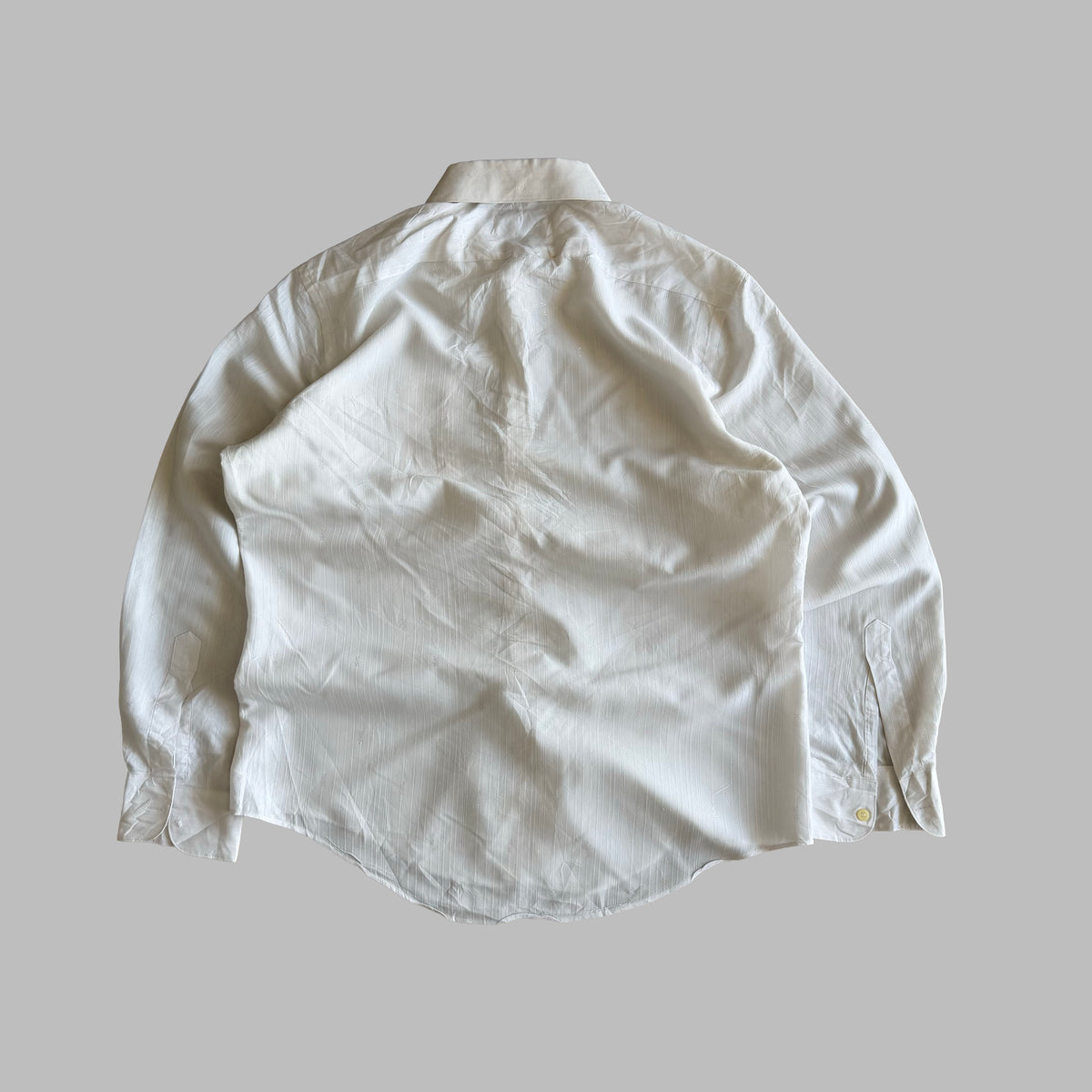 90s Yves Saint Laurent Monogram Button Up Shirt - M