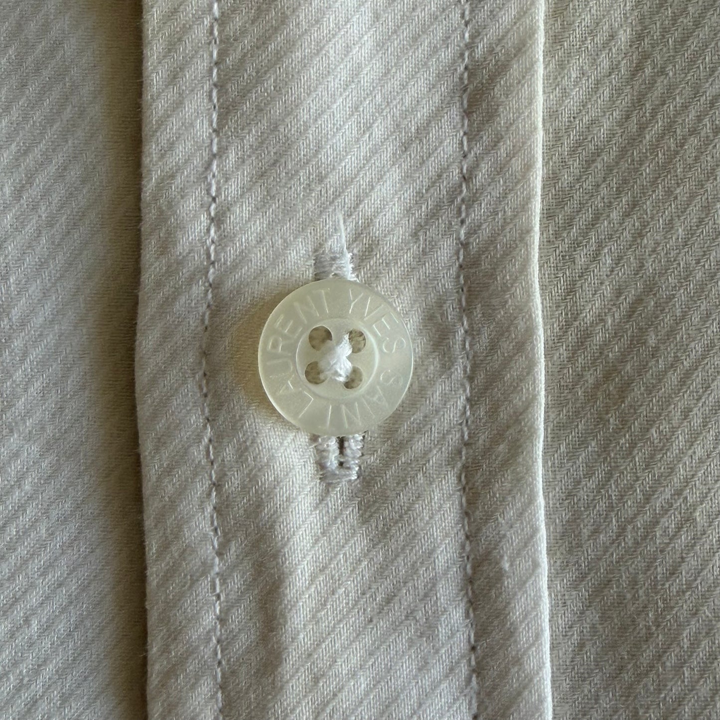 90s Yves Saint Laurent Short Sleeve Button Up Shirt - XL