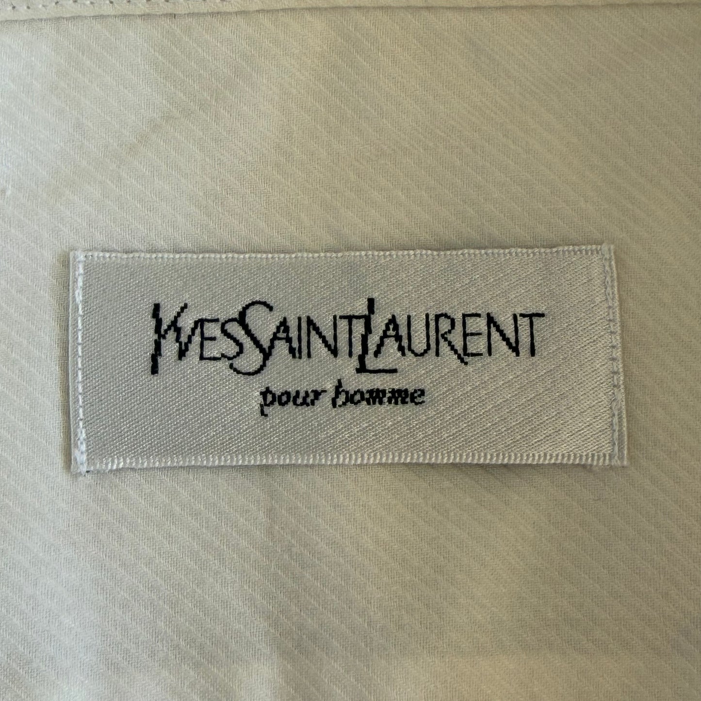 90s Yves Saint Laurent Short Sleeve Button Up Shirt - XL