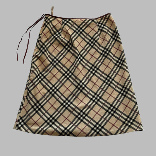 00s Burberry Midi Skirt - 26"