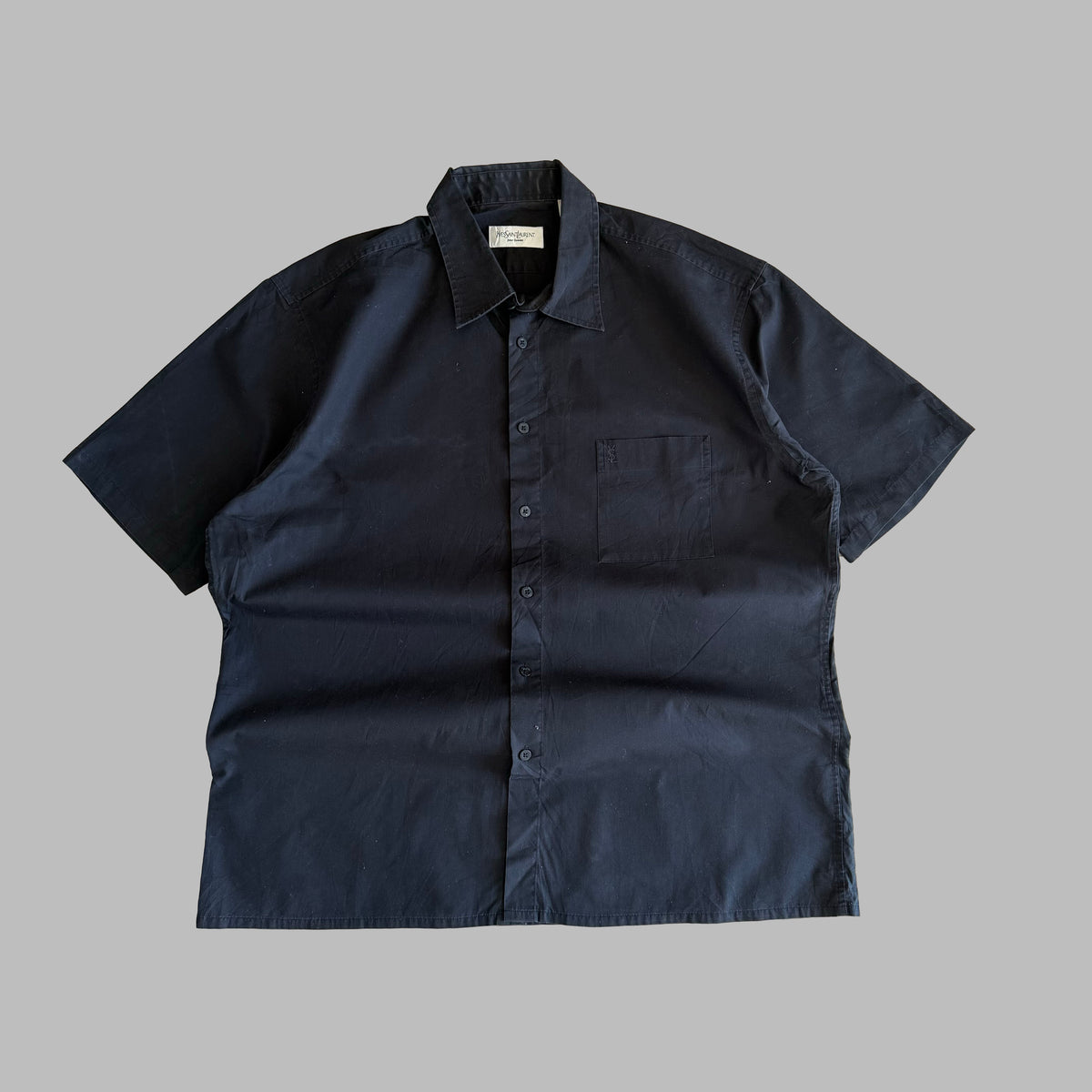 90s Yves Saint Laurent Short Sleeve Button Up Shirt - XL