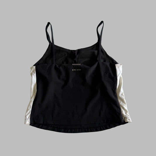 Y2K Nike Panelled Activewear Tank - L