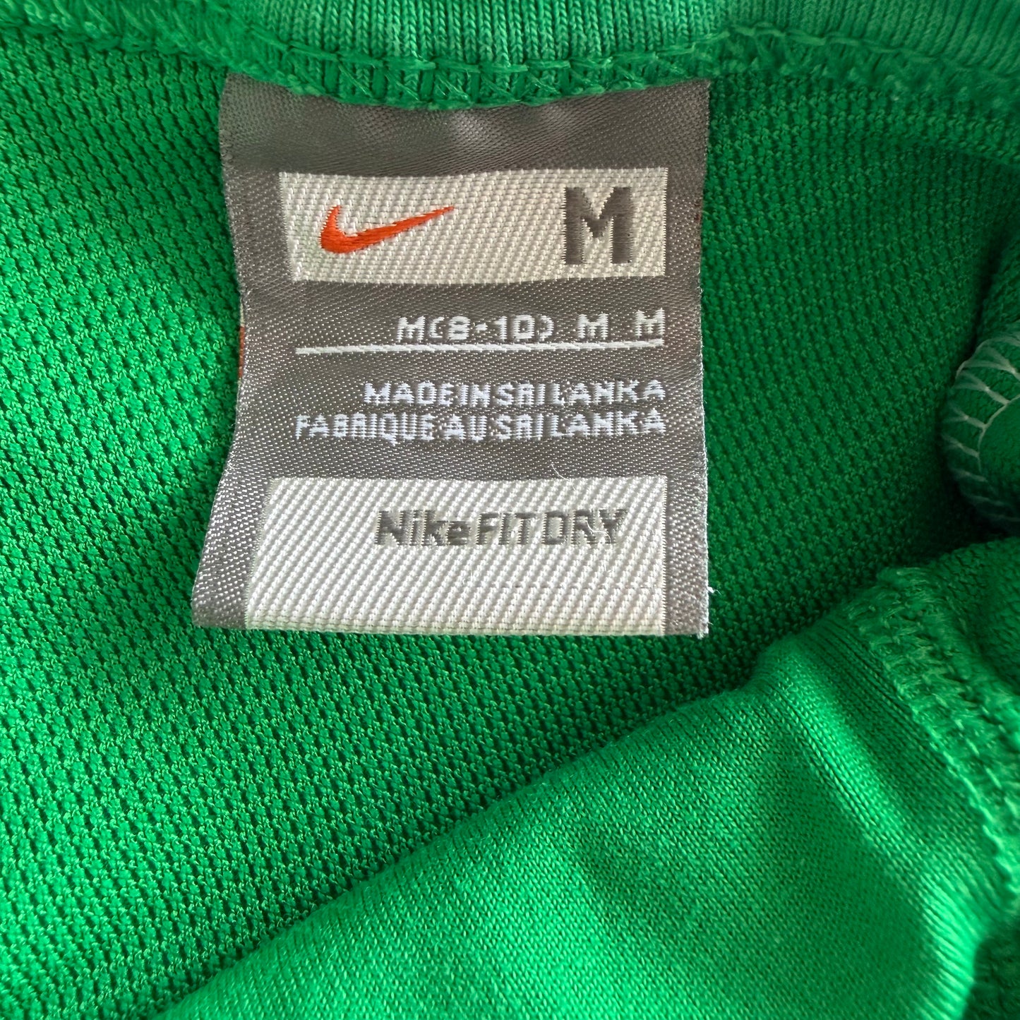 Y2K Nike Striped Racer-Back Activewear Tank - M