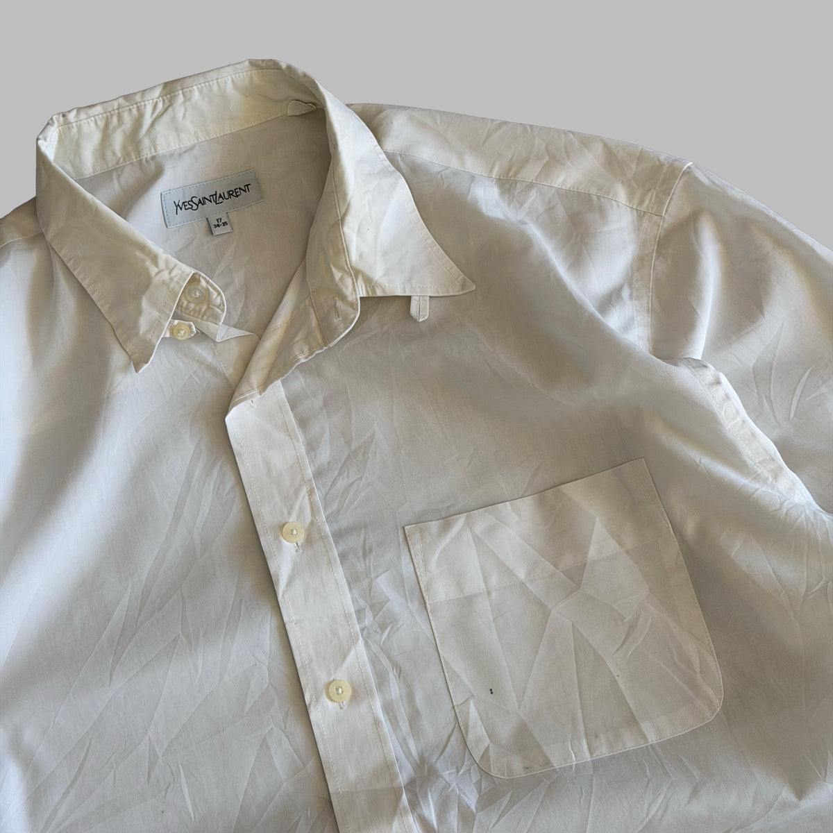 90s Yves Saint Laurent Button Up Shirt - XL