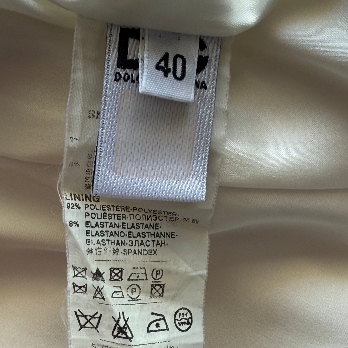 Dolce and Gabanna Satin Cami - Small