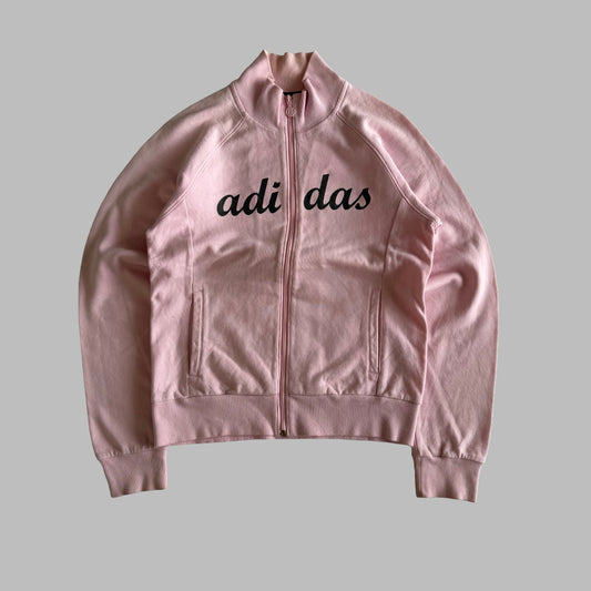 Y2K Adidas Spell Out Track Jacket - S/M