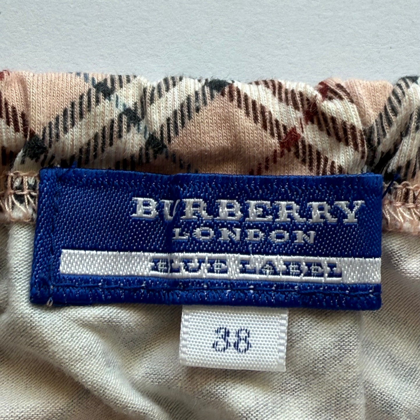 00s Burberry Halter Neck Top - Small