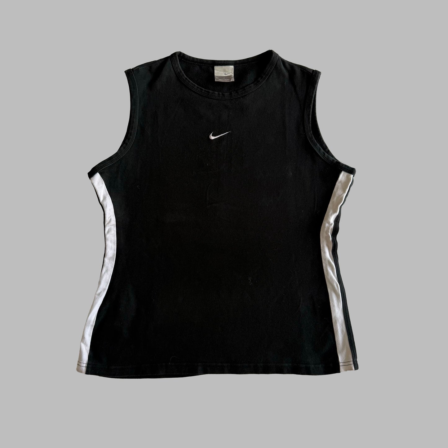 Y2K Nike Panelled Activewear Tank - M