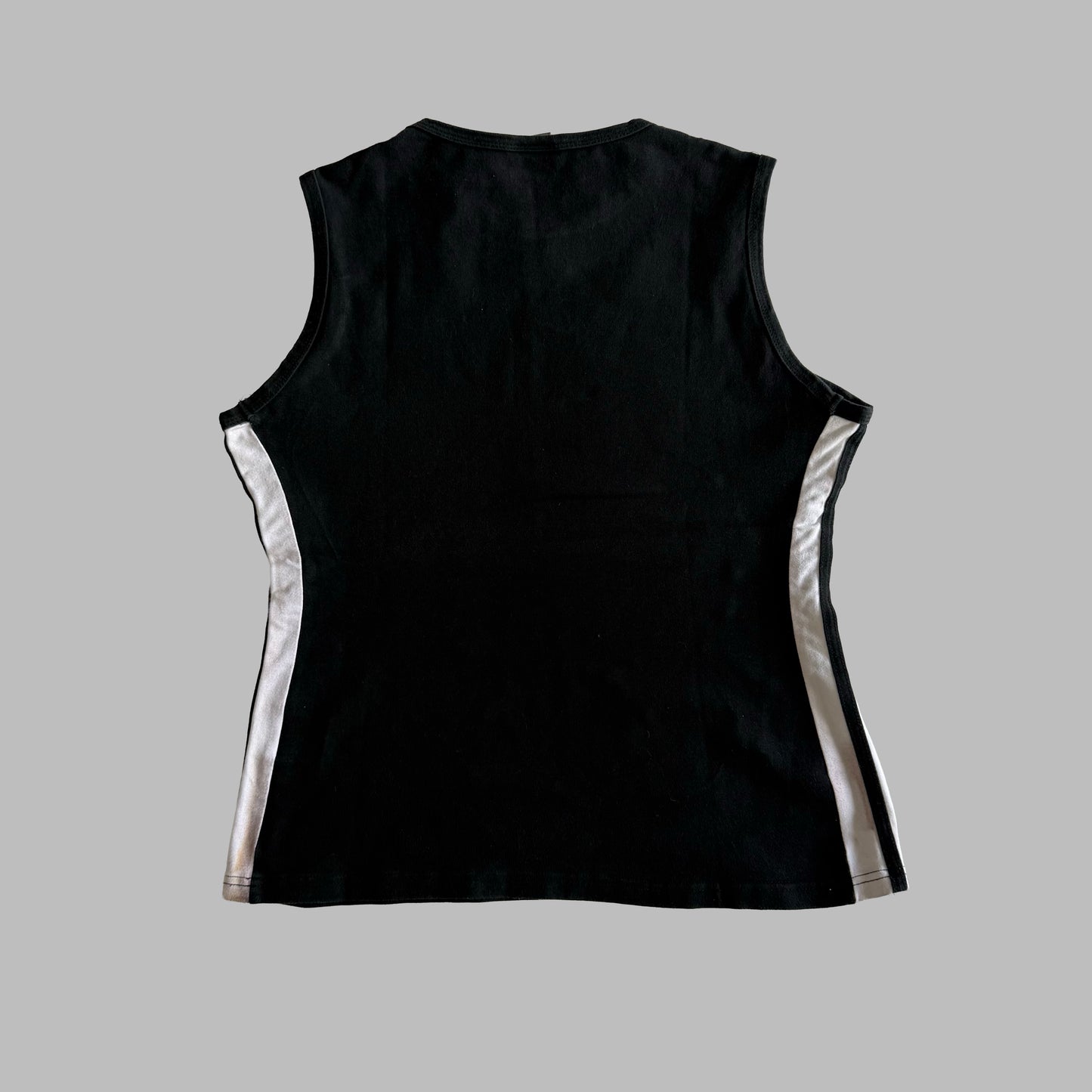 Y2K Nike Panelled Activewear Tank - M
