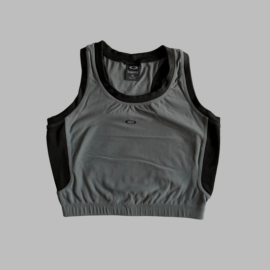 Y2K Oakley Cropped Activewear Tank - S