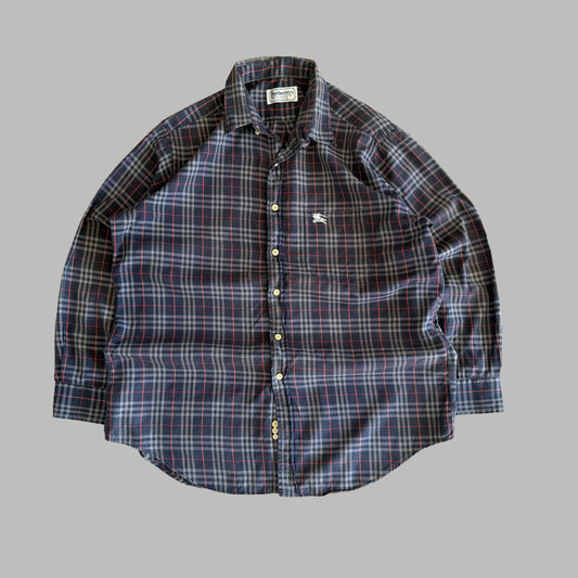 90s Burberry Button Up Shirt - L