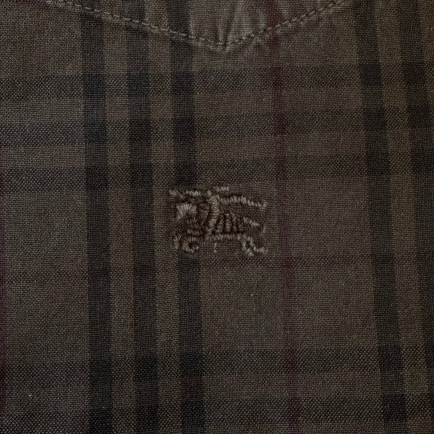 90s Burberry Button Up Shirt - M