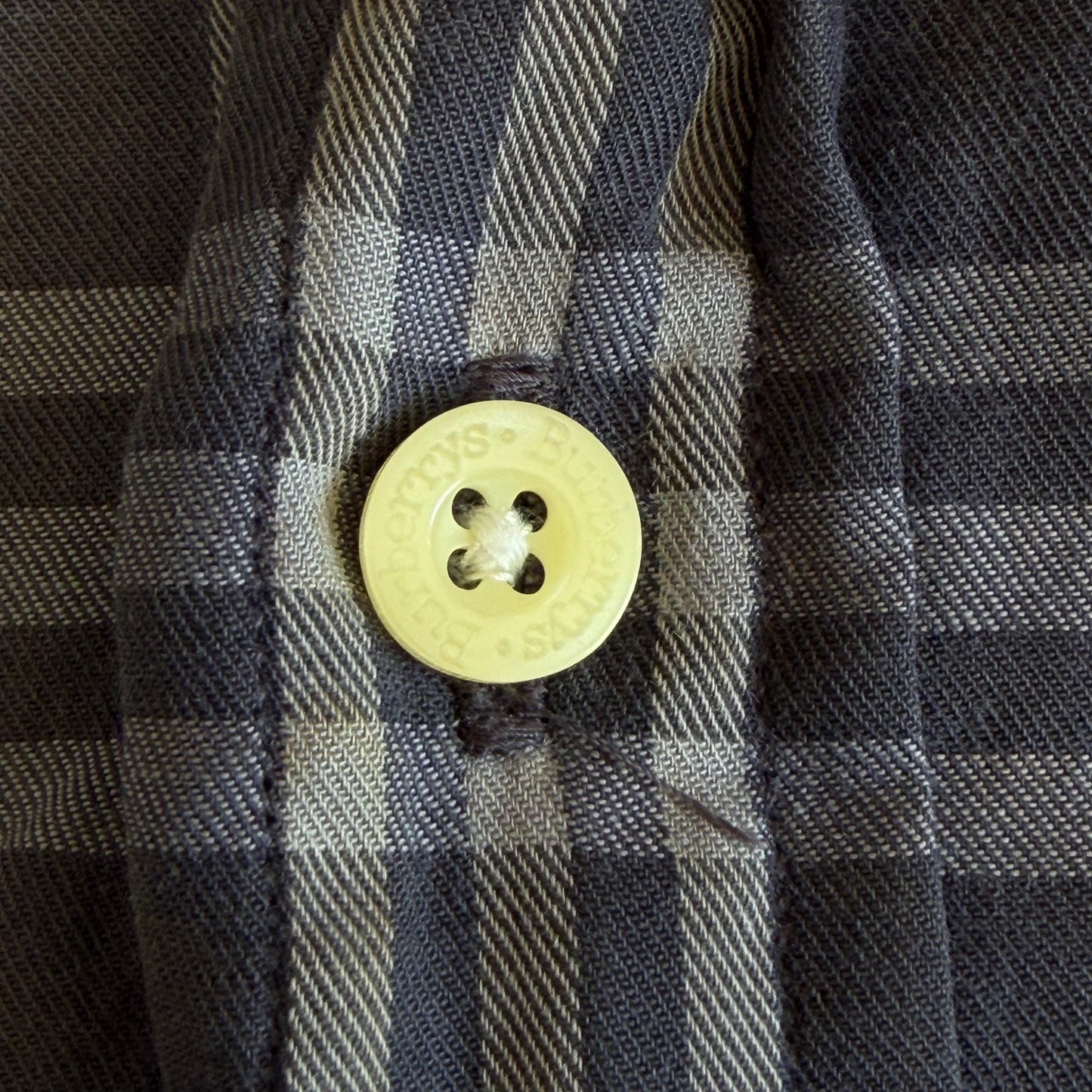 90s Burberry Button Up Shirt - XL