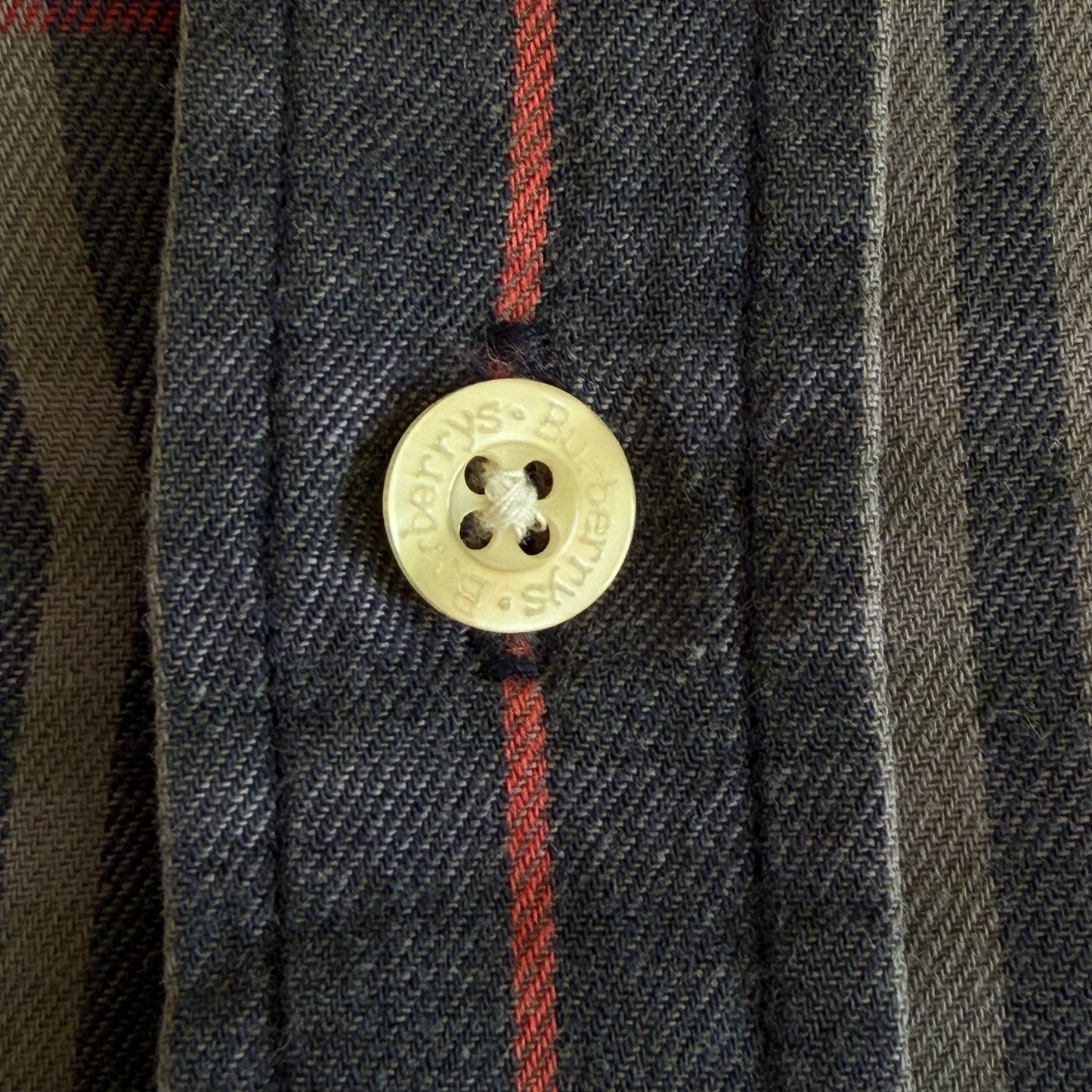 90s Burberry Lightweight Button Up Shirt - S