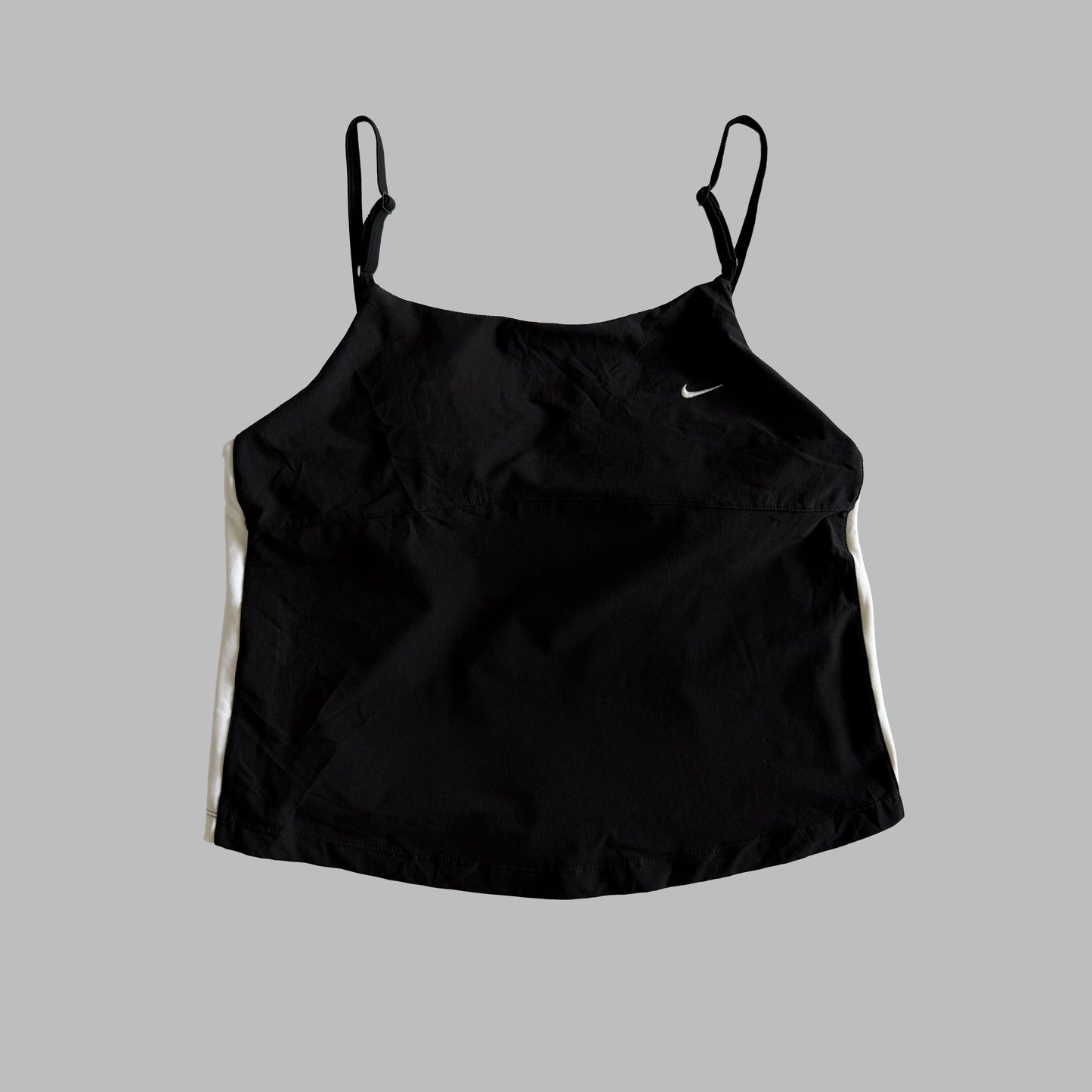 Y2K Nike Panelled Activewear Tank - M
