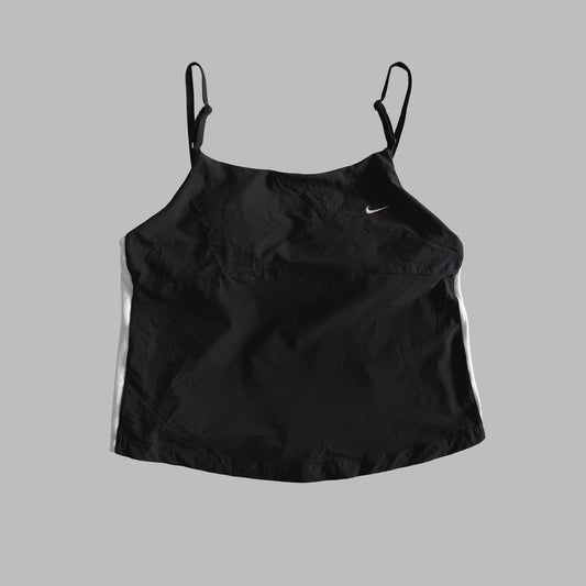 Y2K Nike Panelled Activewear Tank - M