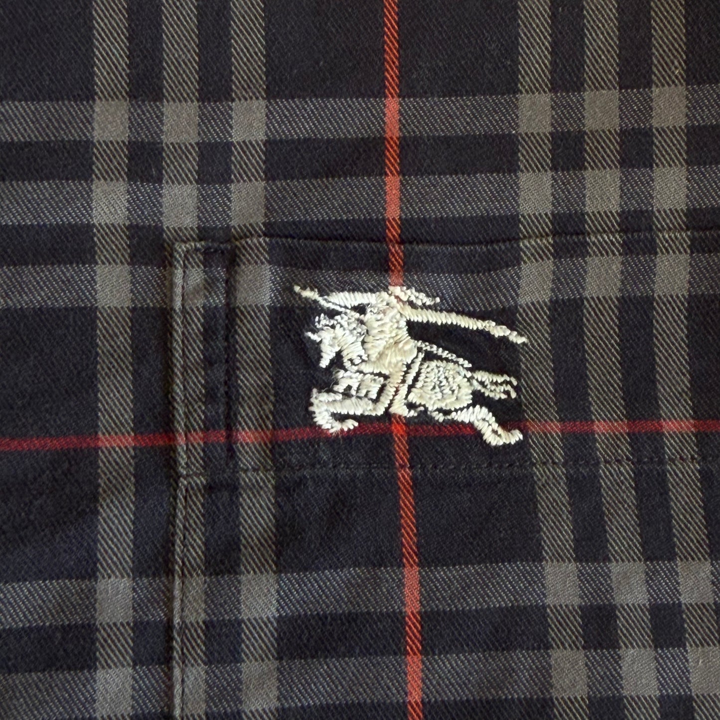 90s Burberry Button Up Shirt - XL