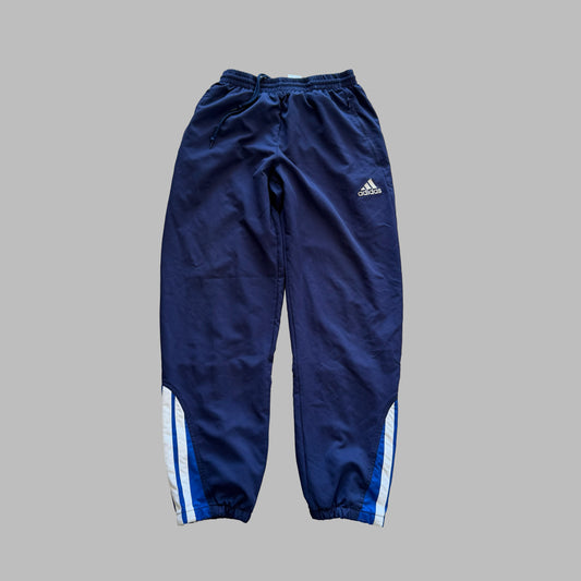 90s Adidas Three Stripe Baggy Track Pants - S