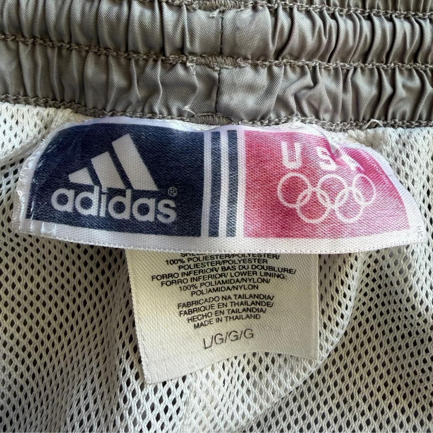 90s Adidas Striped Baggy Track Pants - L