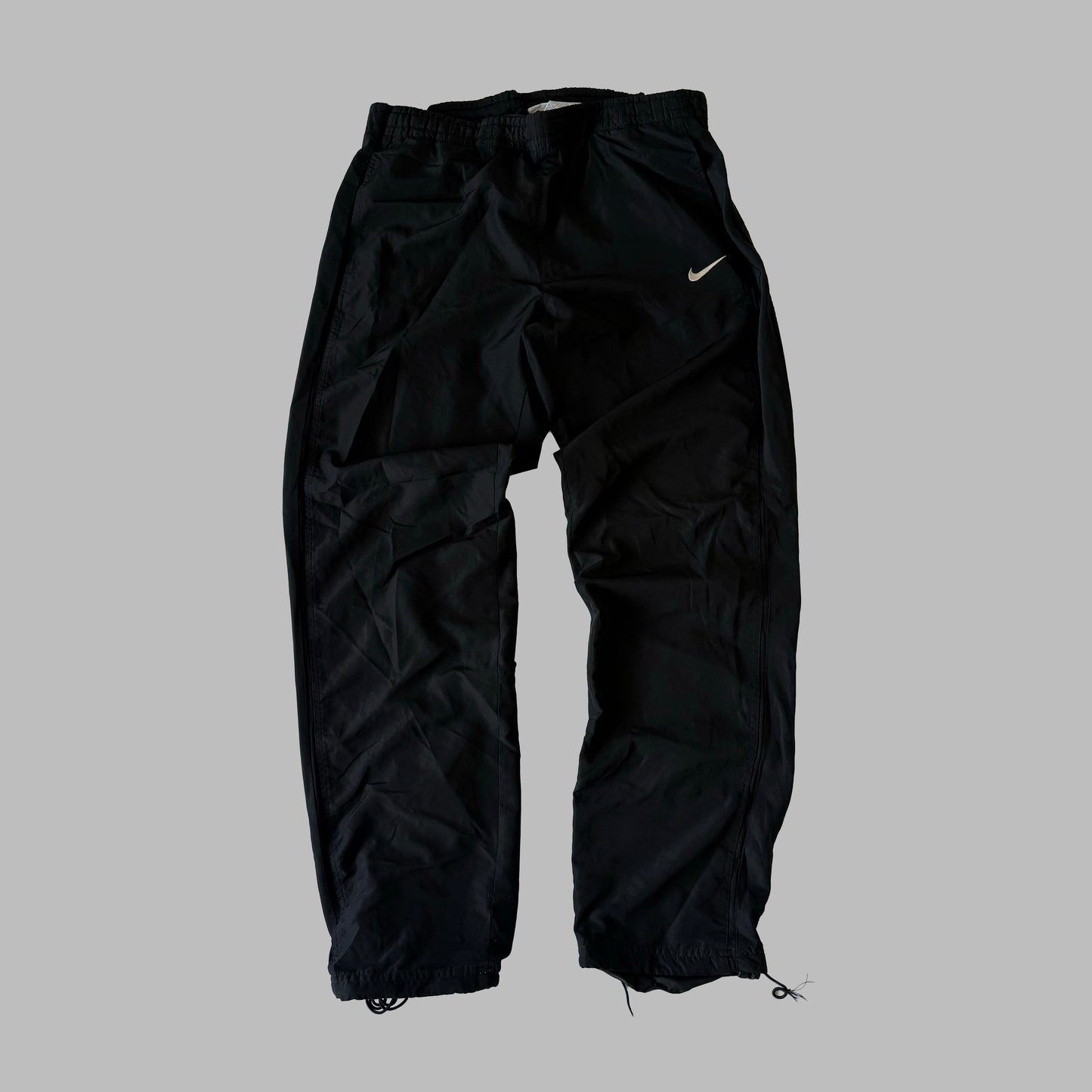 Y2K Nike Wide Leg Classic Track Pants - M