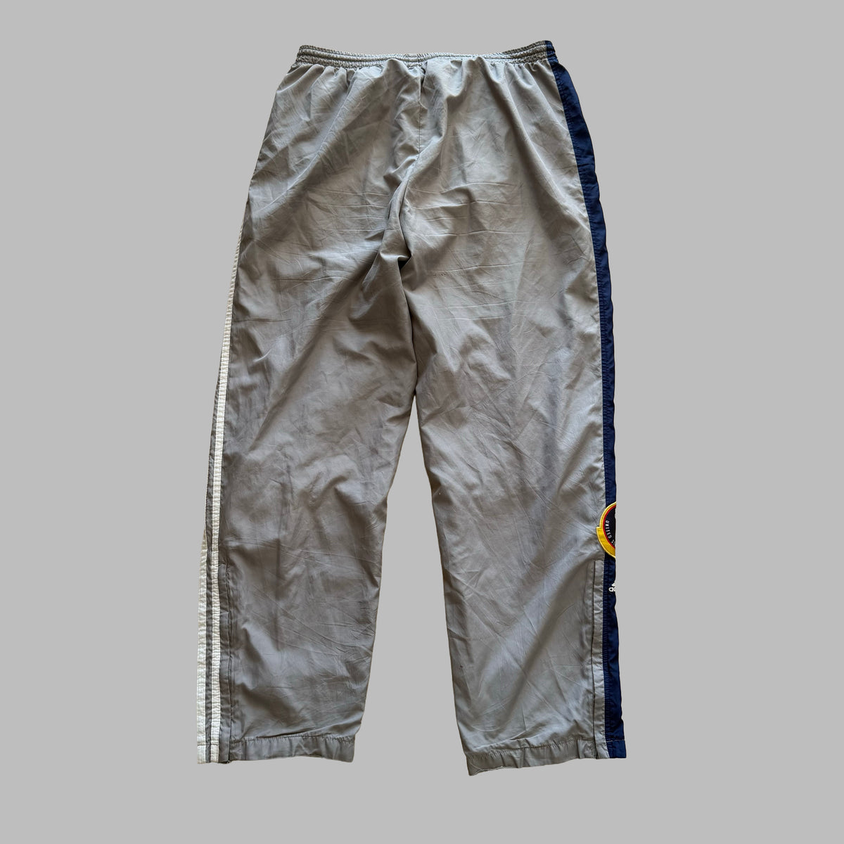 90s Adidas Striped Baggy Track Pants - L