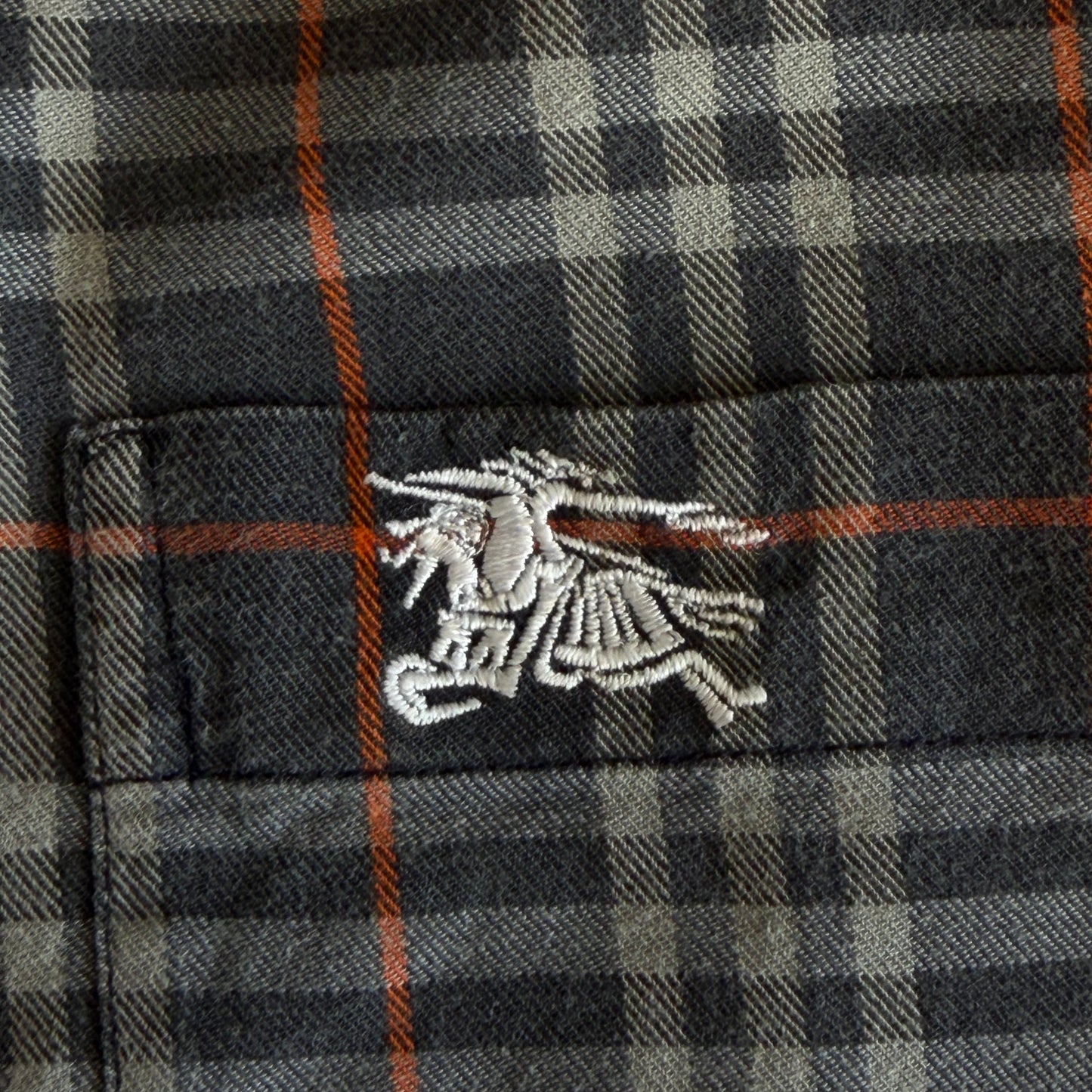 90s Burberry Button Up Shirt - M