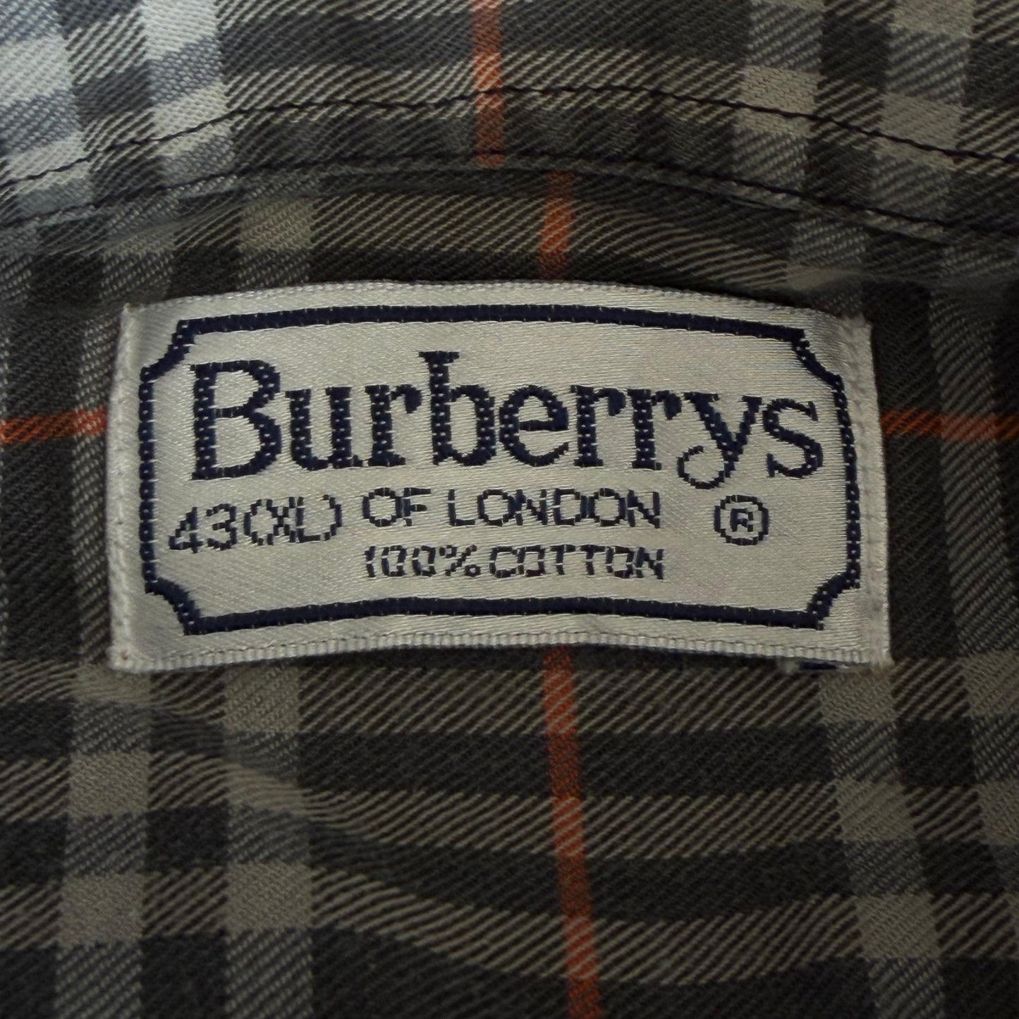 90s Burberry Button Up Shirt - M