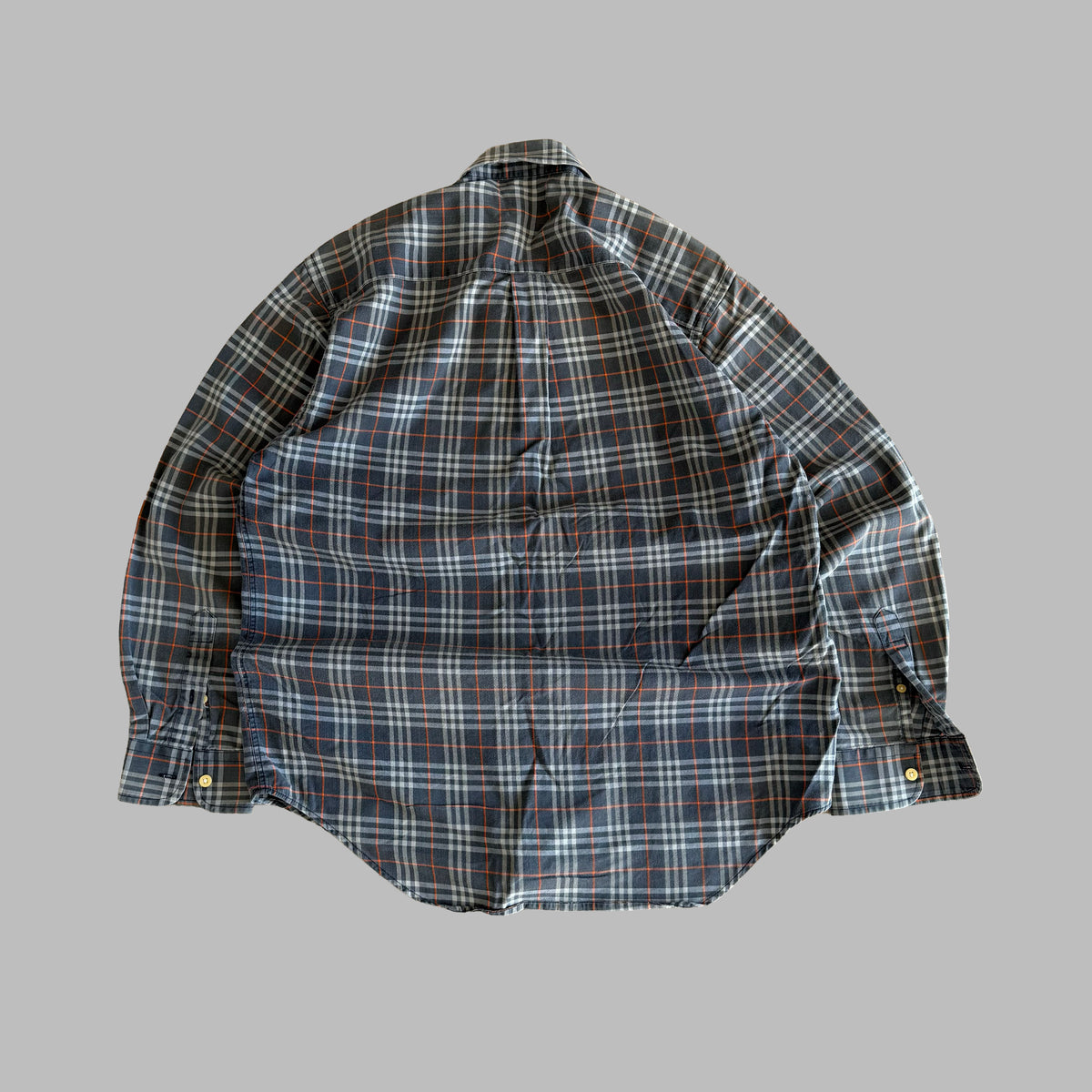 90s Burberry Button Up Shirt - M