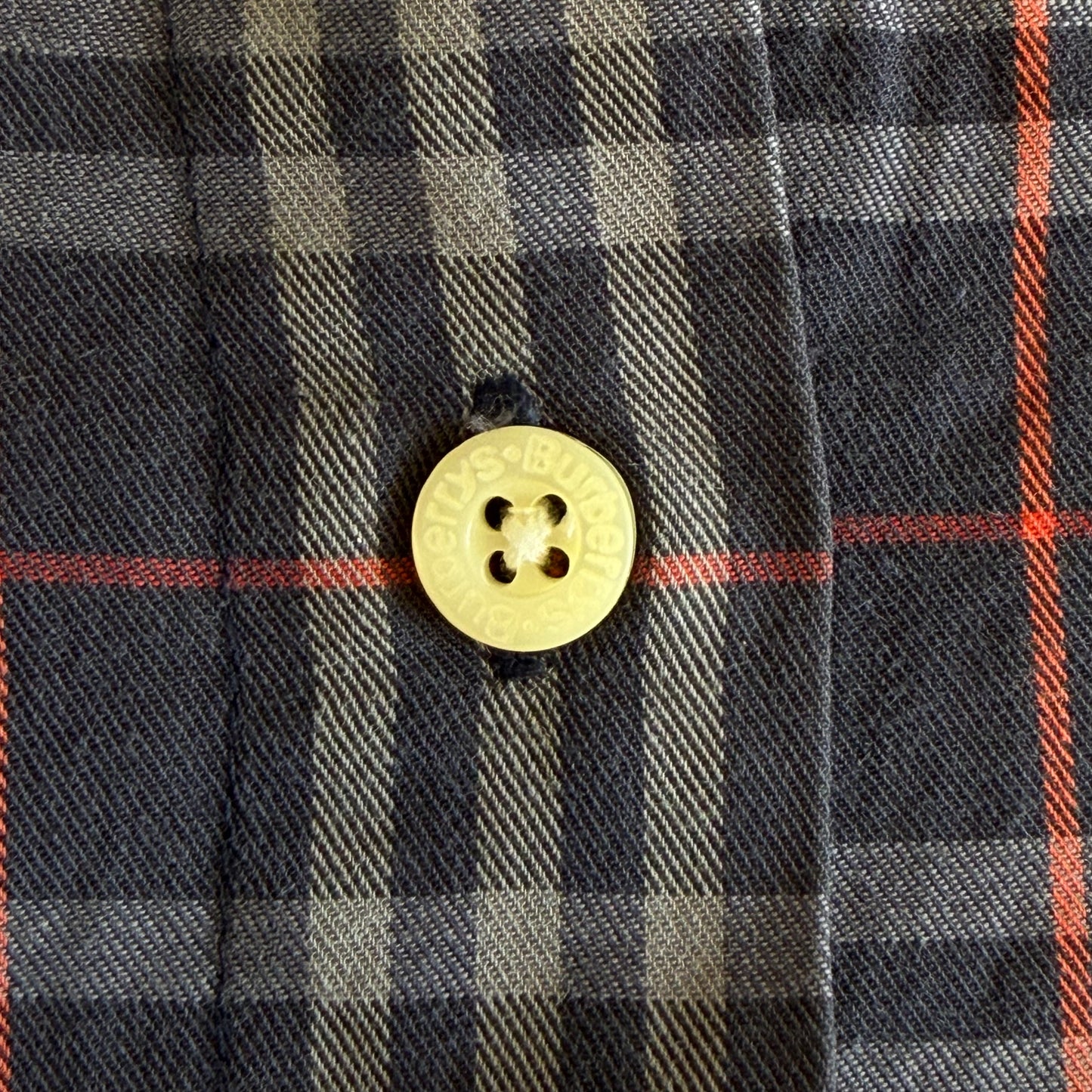 90s Burberry Button Up Shirt - M