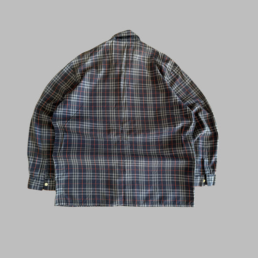 90s Burberry Button Up Shirt - M