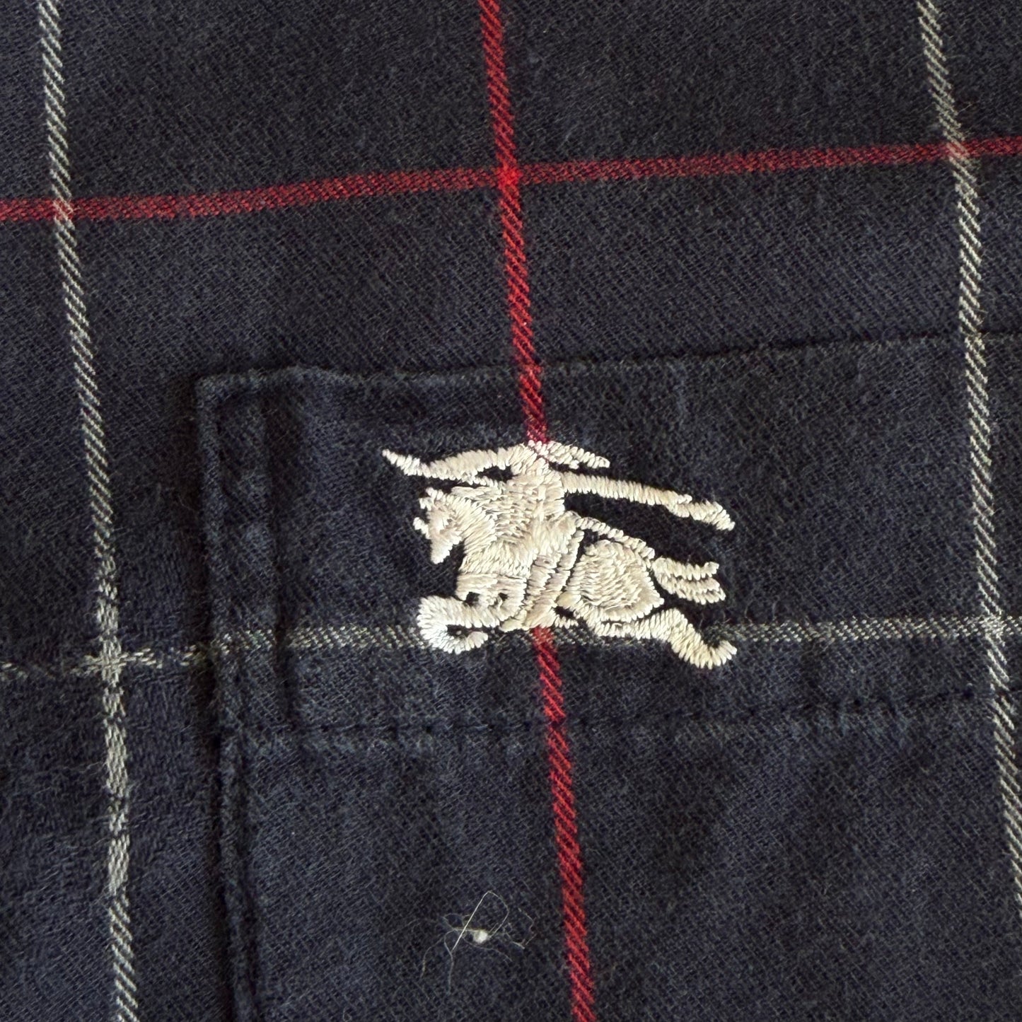 90s Burberry Button Up Shirt - M