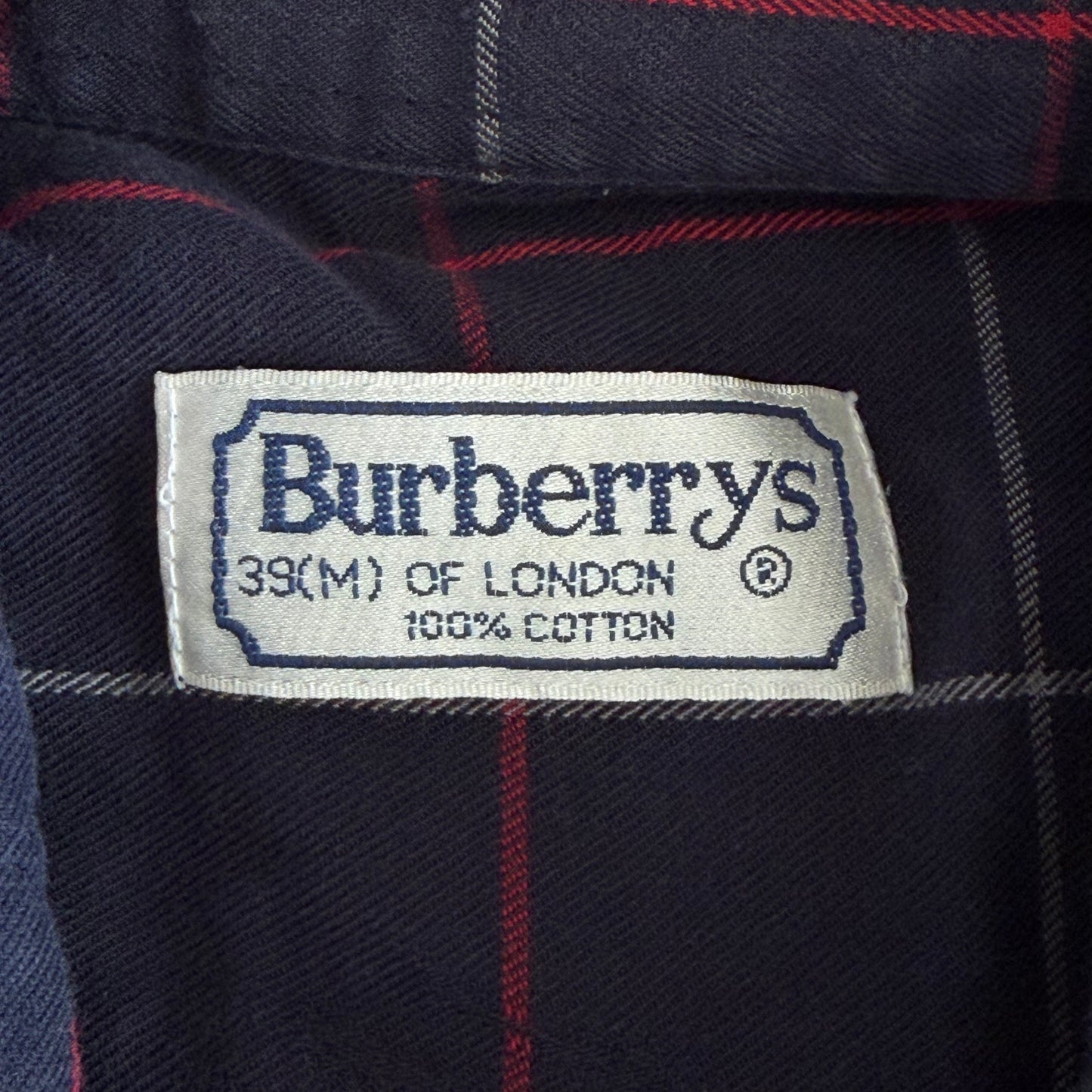 90s Burberry Button Up Shirt - M