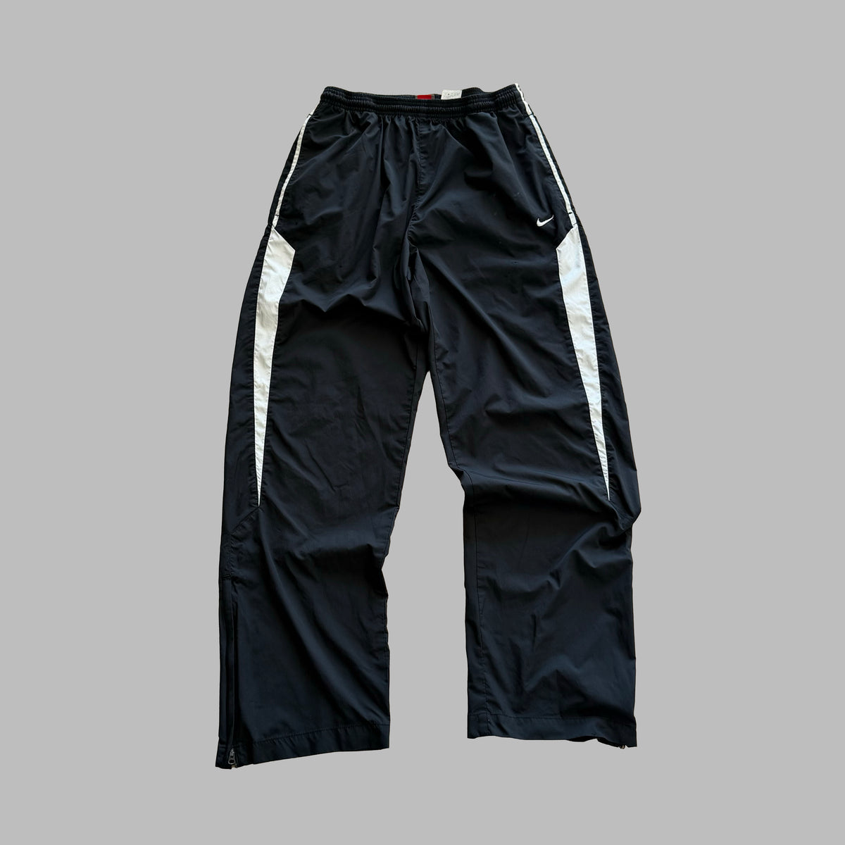 90s Nike Team Wide Leg Track Pants - M
