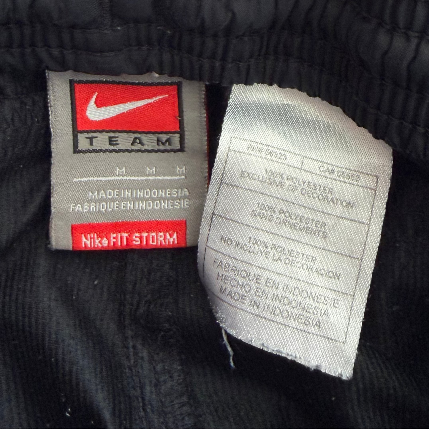 90s Nike Team Wide Leg Track Pants - M