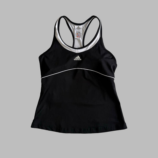 Y2K Adidas Racer-Back Activewear Tank - M