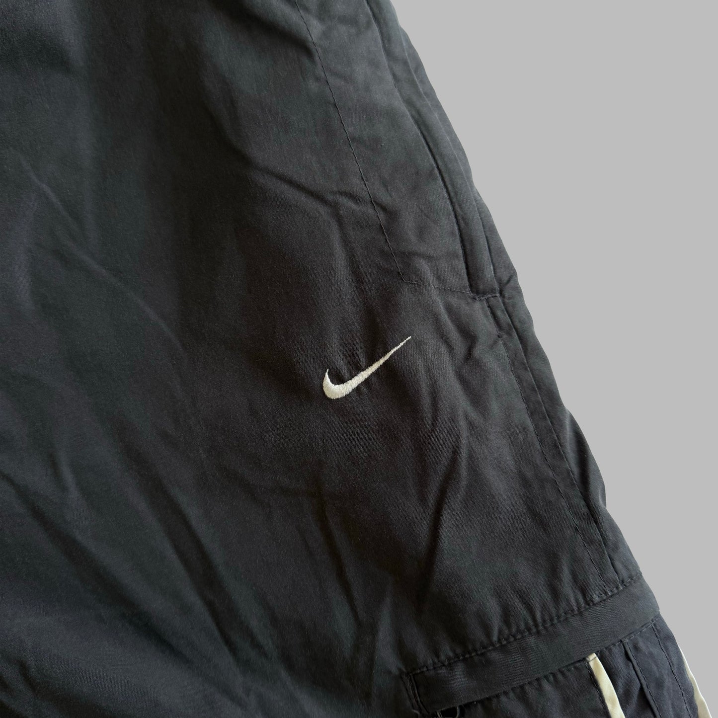 Y2K Nike Wide Leg Striped Track Pants - XL