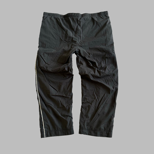 Y2K Nike Wide Leg Striped Track Pants - XL