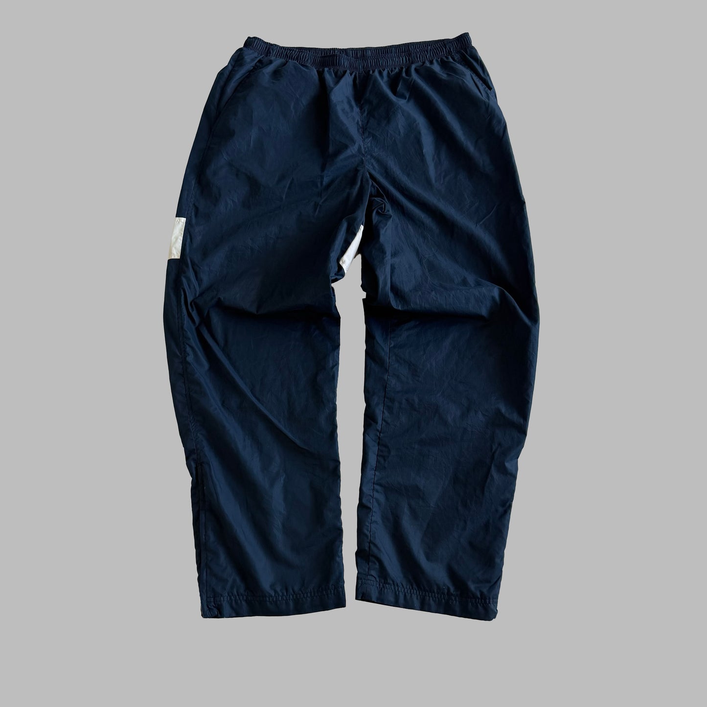 Y2K Nike Wide Leg Striped Track Pants - XL