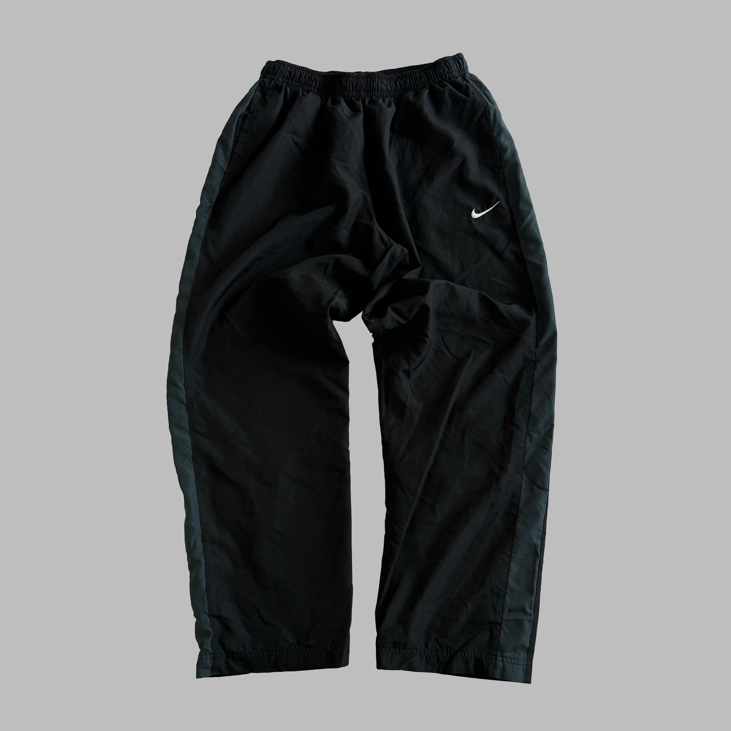 Y2K Nike Wide Leg Striped Track Pants - XL