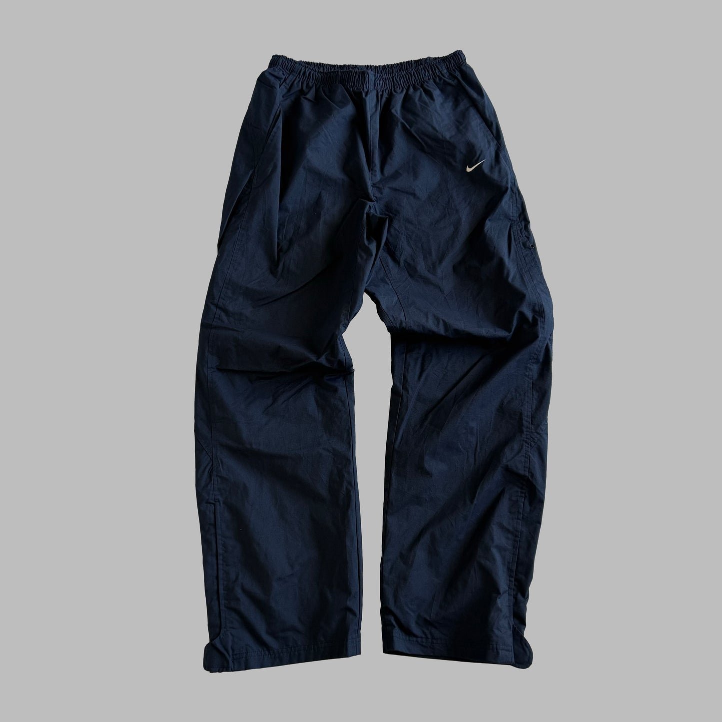 Y2K Nike Wide Leg Classic Track Pants - L