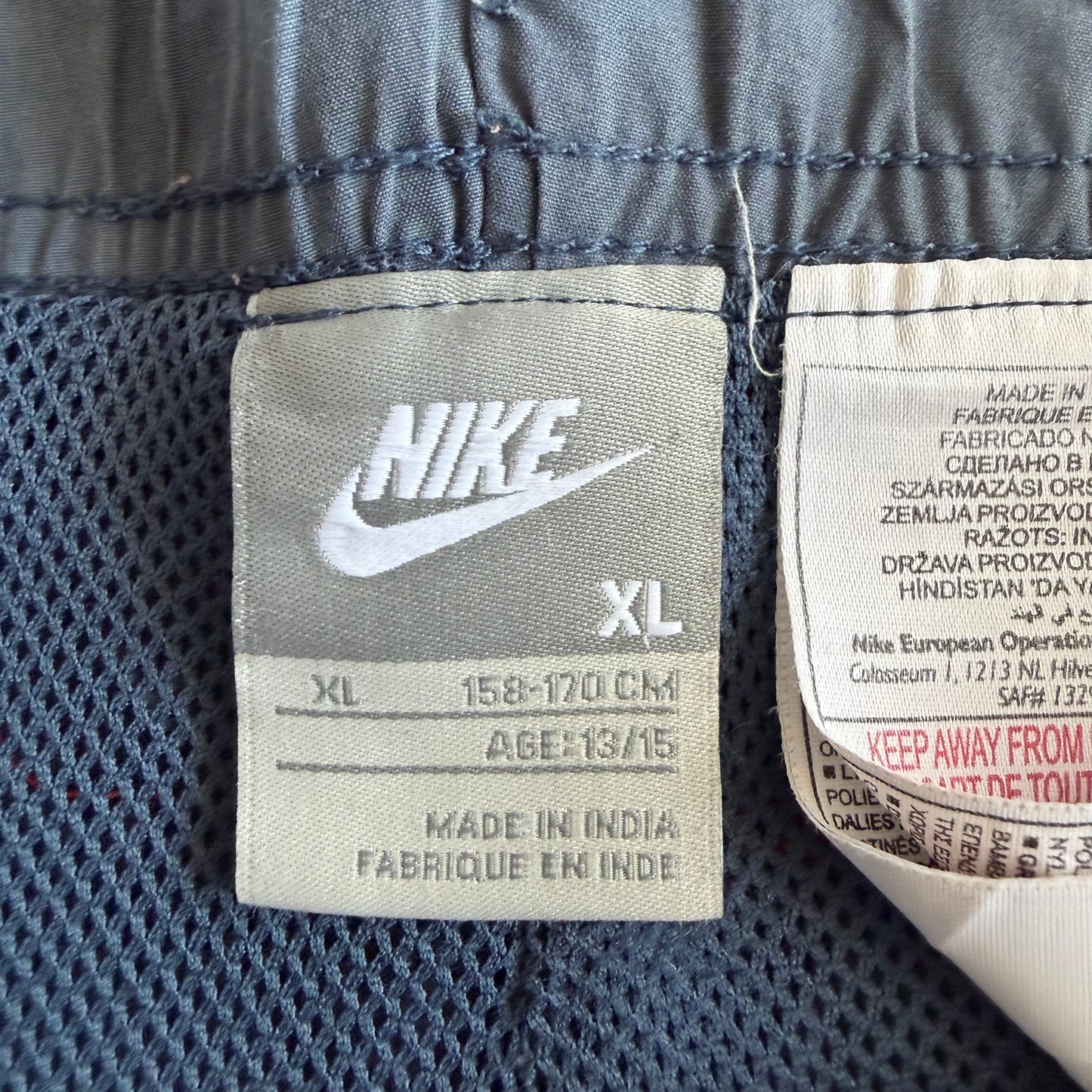 Y2K Nike Wide Leg Striped Track Pants - XL