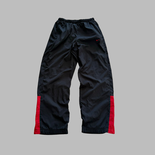 Y2K Nike Striped Wide Leg Track pants - M