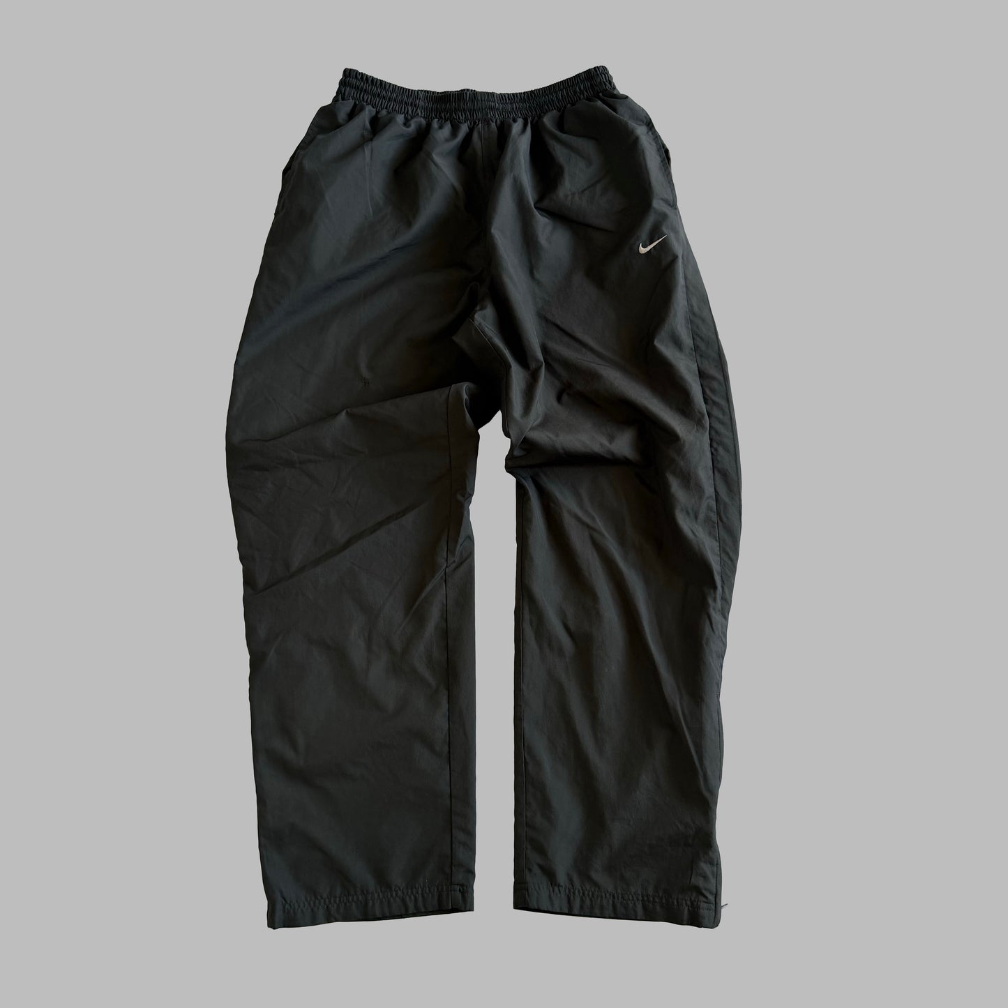 Y2K Nike Wide Leg Classic Track Pants - M