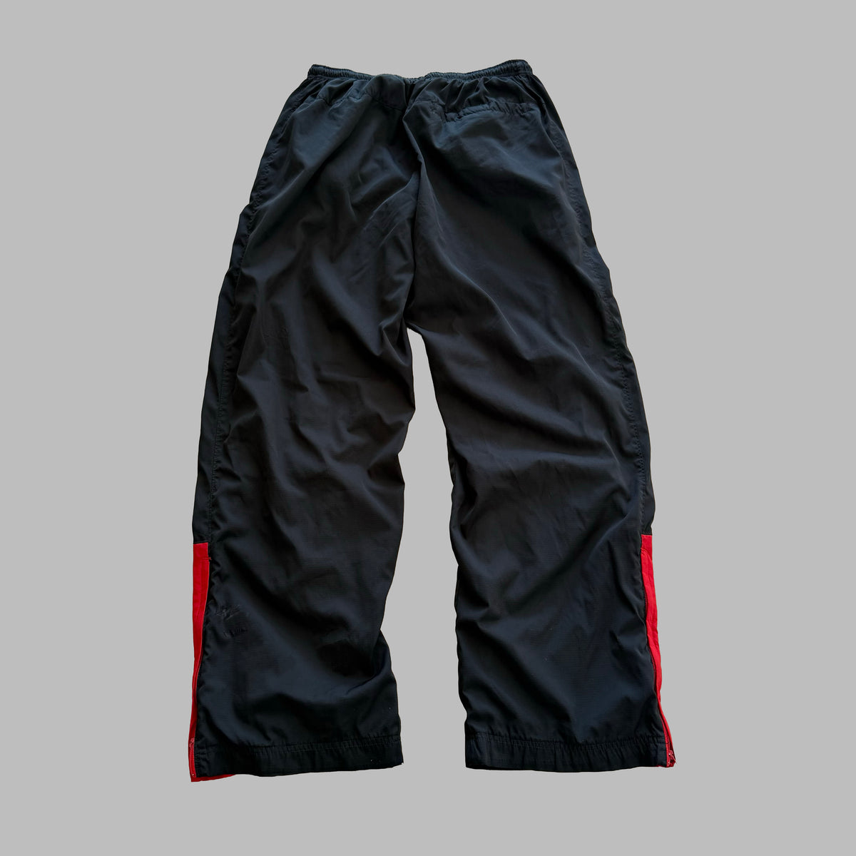 Y2K Nike Striped Wide Leg Track pants - M
