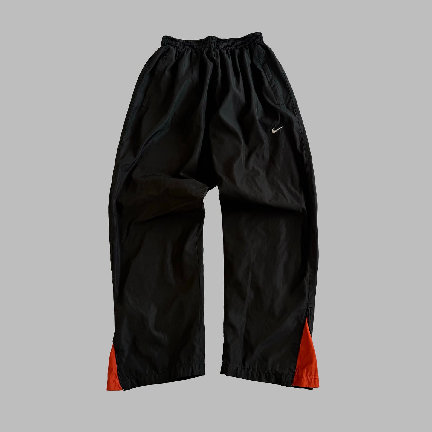 Y2K Nike Wide Leg Classic Track Pants - S