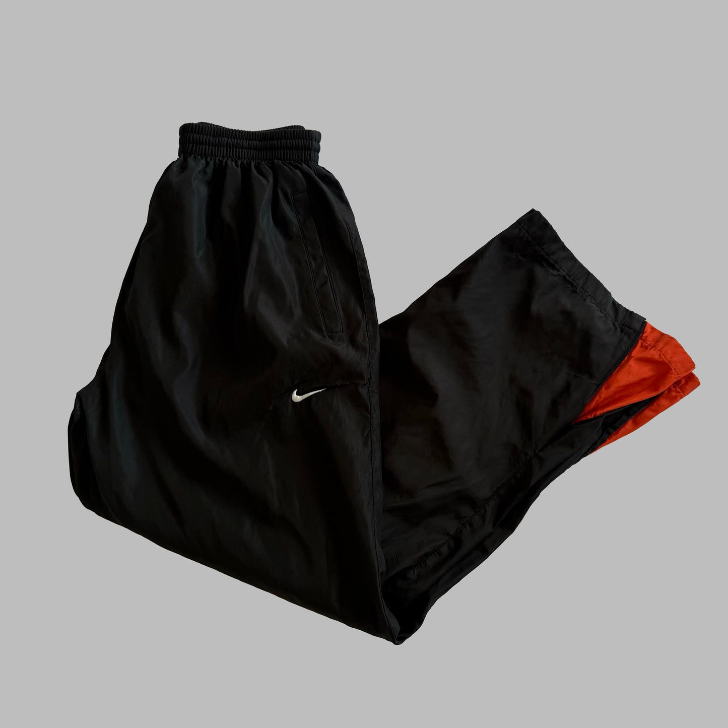 Y2K Nike Wide Leg Classic Track Pants - S